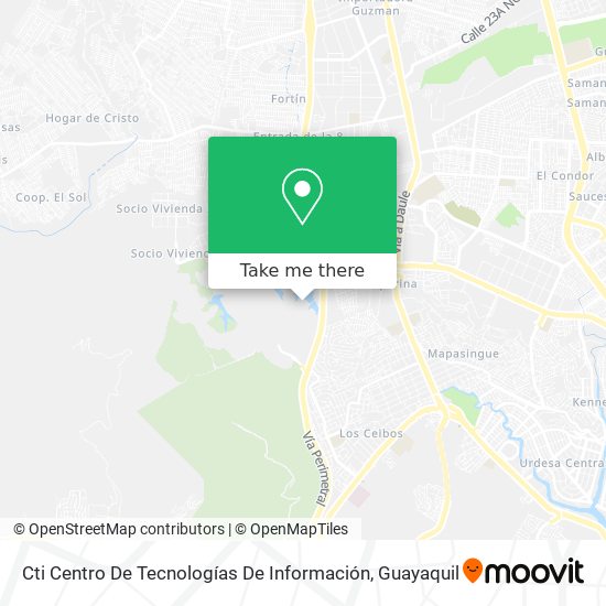 Cti Centro De Tecnologías De Información map