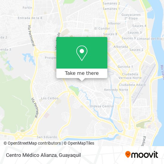 Centro Médico Alianza map