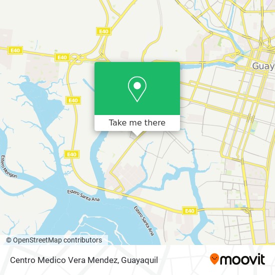 Centro Medico Vera Mendez map