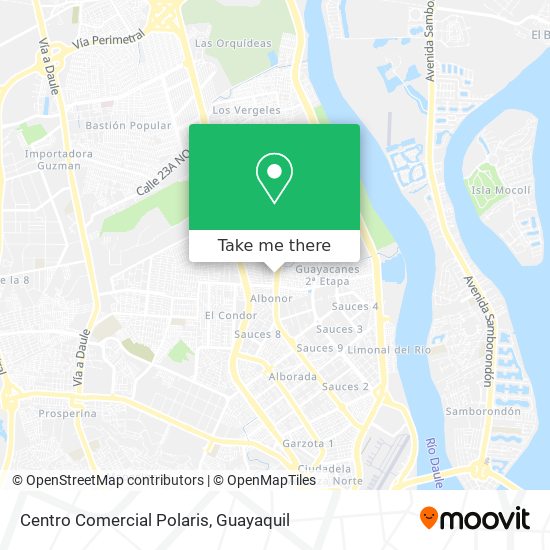 Mapa de Centro Comercial Polaris