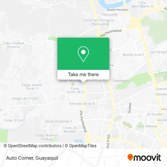 Auto Corner map