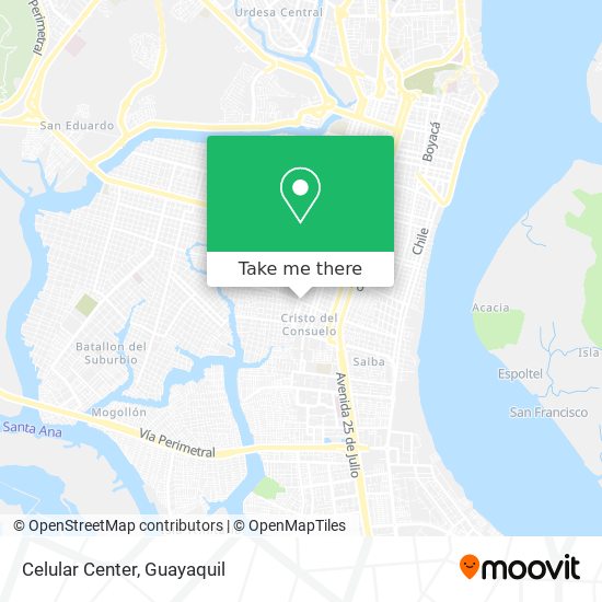 Celular Center map