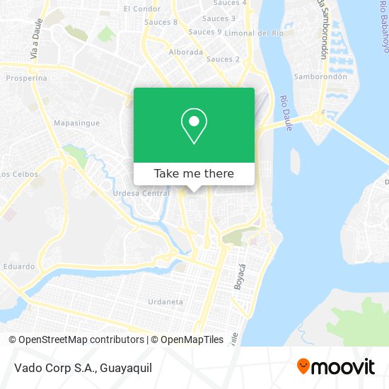 Mapa de Vado Corp S.A.