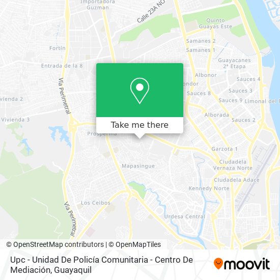 Upc - Unidad De Policía Comunitaria - Centro De Mediación map