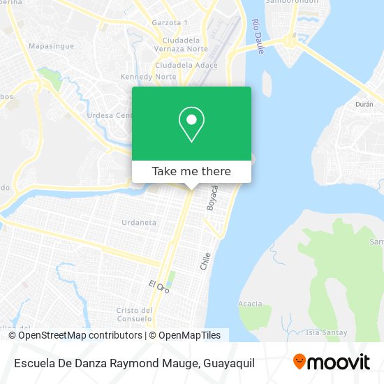 Mapa de Escuela De Danza Raymond Mauge