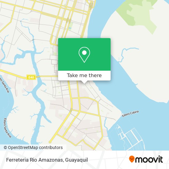 Ferreteria Rio Amazonas map