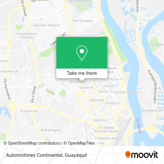 Automotores Continental map