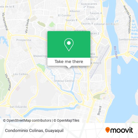 Condominio Colinas map