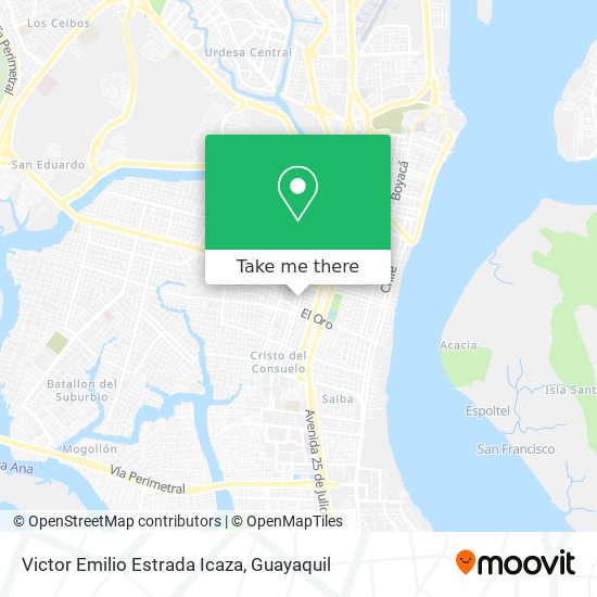 Mapa de Victor Emilio Estrada Icaza
