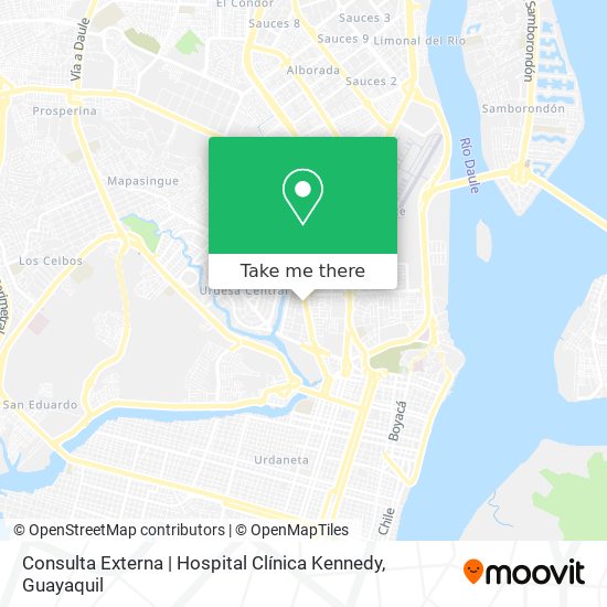 Consulta Externa | Hospital Clínica Kennedy map