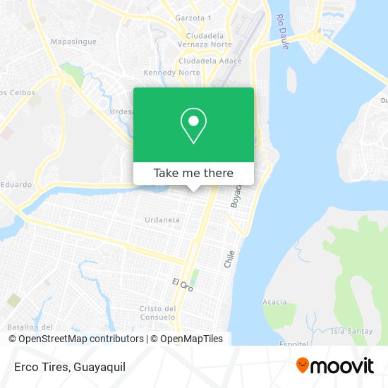 Erco Tires map