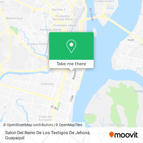 Mapa de Salon Del Reino De Los Testigos De Jehová