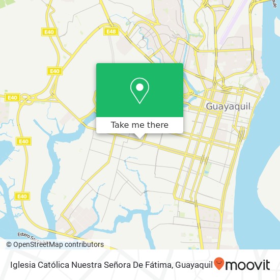 Iglesia Católica Nuestra Señora De Fátima map