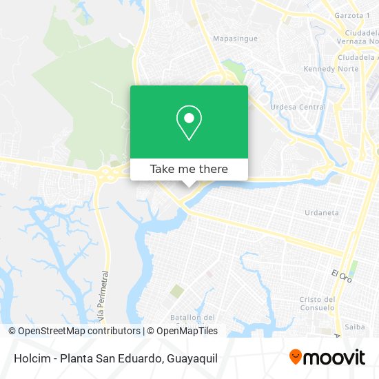 Holcim - Planta San Eduardo map