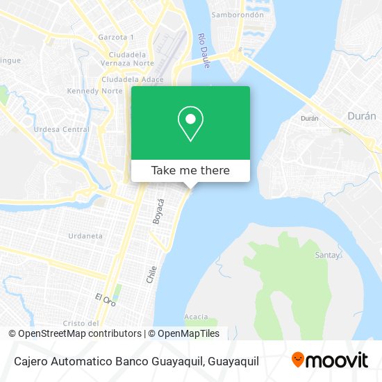 Cajero Automatico Banco Guayaquil map