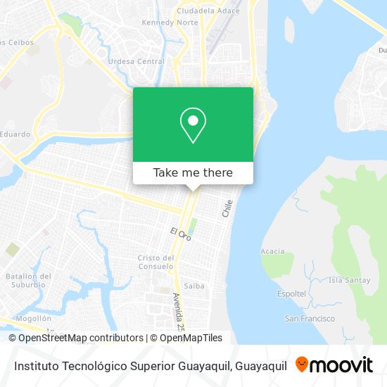 Instituto Tecnológico Superior Guayaquil map