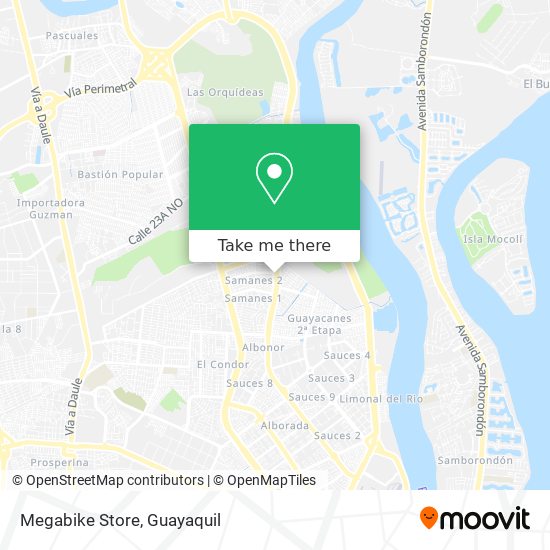 Megabike Store map