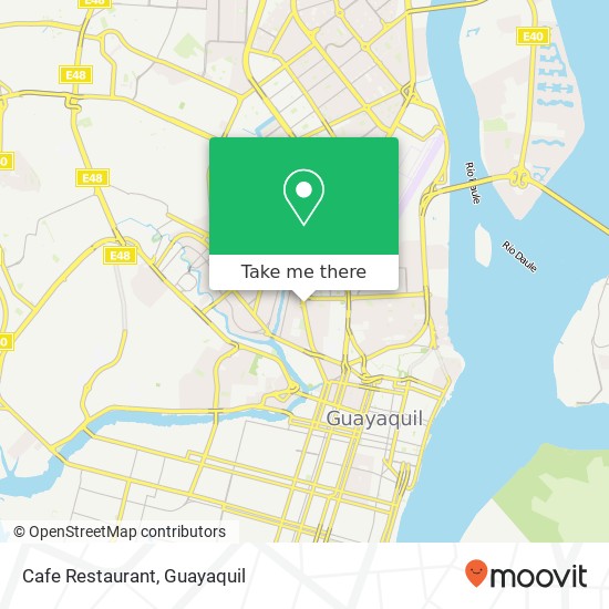 Mapa de Cafe Restaurant
