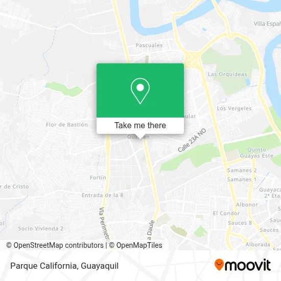 Parque California map