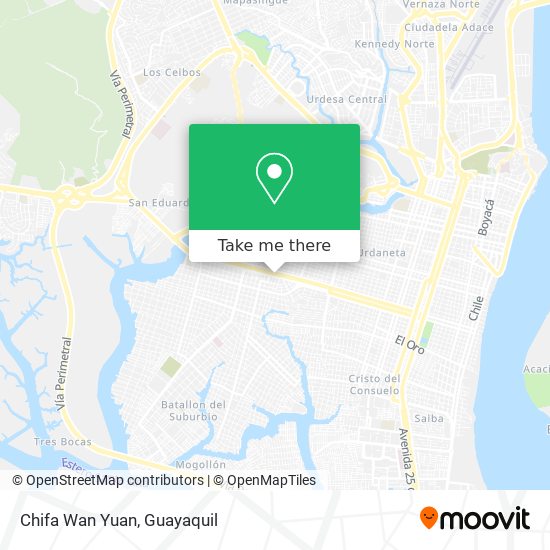 Chifa Wan Yuan map