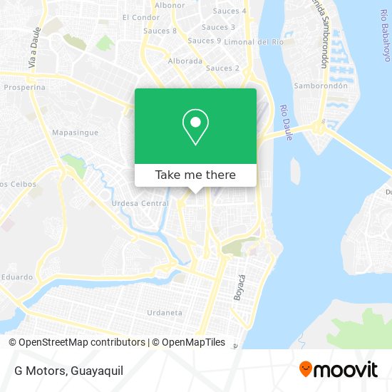 G Motors map