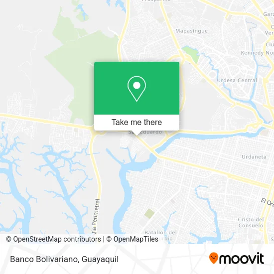 Banco Bolivariano map