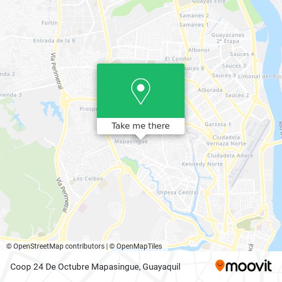 Coop 24 De Octubre Mapasingue map
