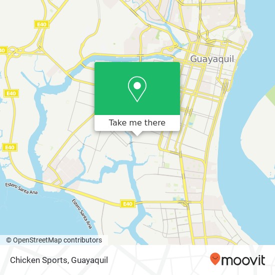 Chicken Sports map