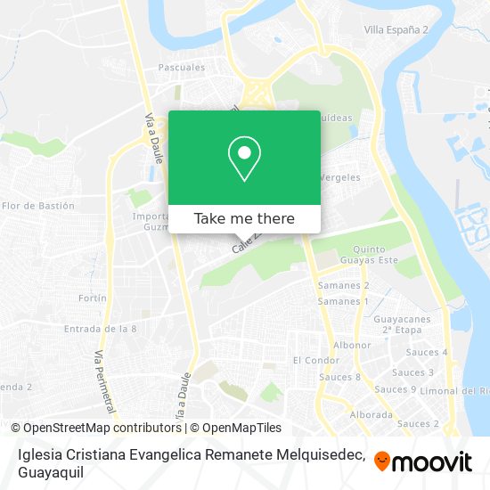 Mapa de Iglesia Cristiana Evangelica Remanete Melquisedec