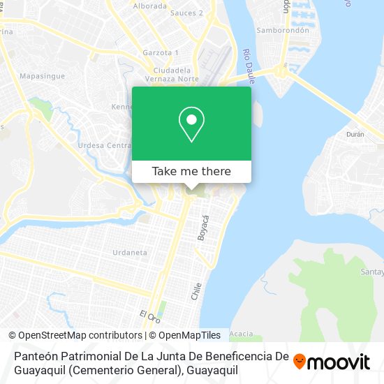 Panteón Patrimonial De La Junta De Beneficencia De Guayaquil (Cementerio General) map