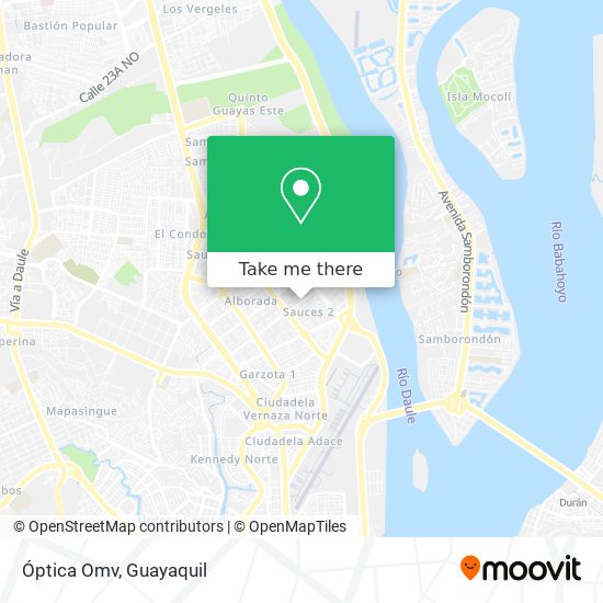 Óptica Omv map