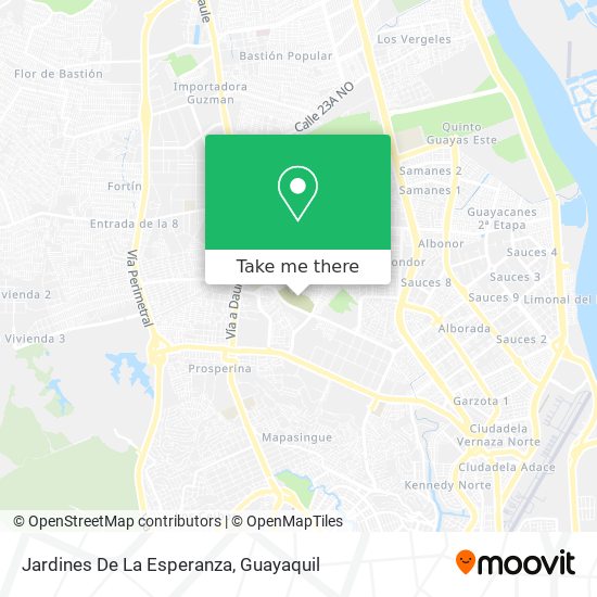 Mapa de Jardines De La Esperanza