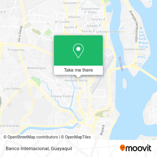 Banco Internacional map