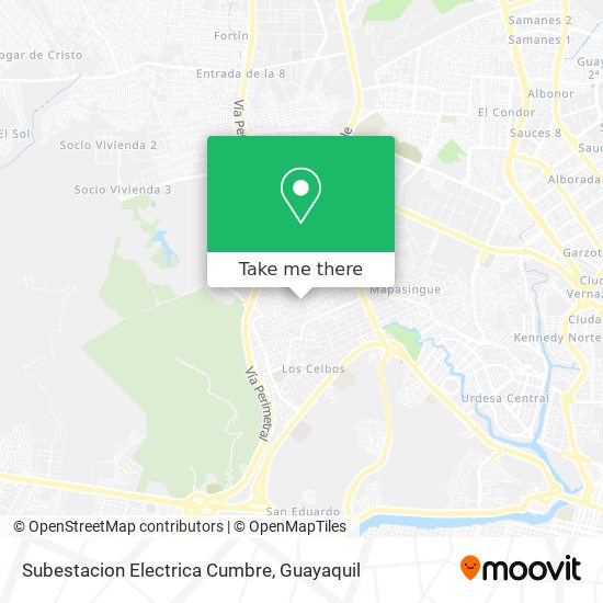 Subestacion Electrica Cumbre map