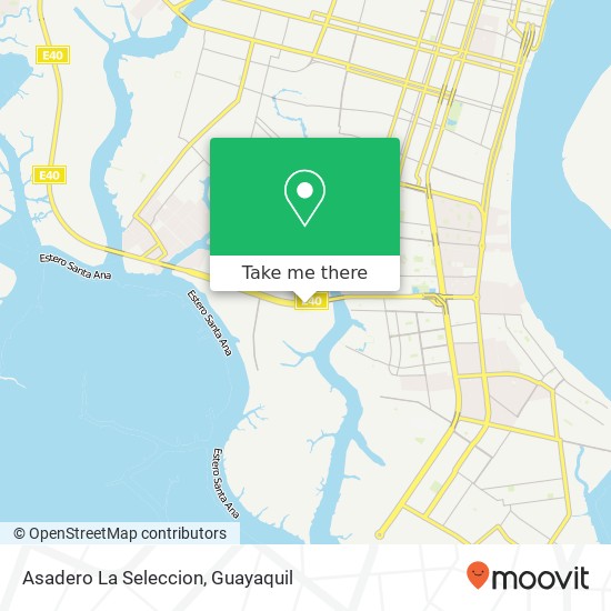 Asadero La Seleccion, Guayaquil, Guayaquil map