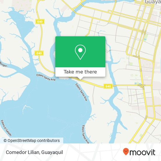 Comedor Lilian, Guayaquil, Guayaquil map