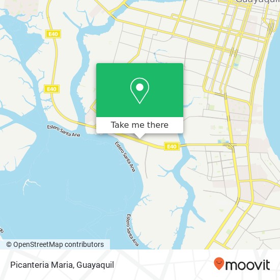 Mapa de Picanteria Maria, Paseo 47 Guayaquil, Guayaquil
