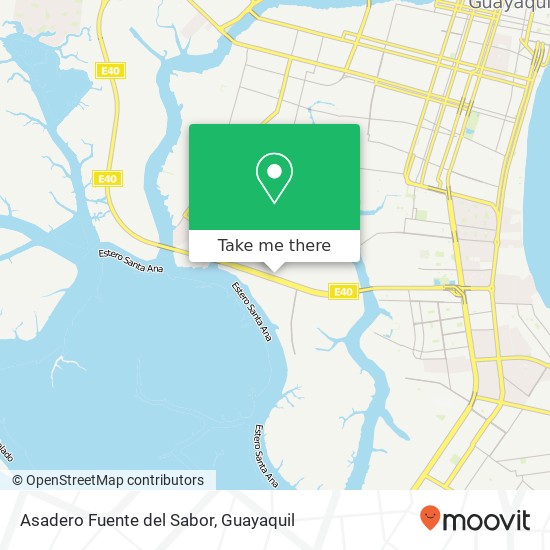 Asadero Fuente del Sabor, Avenida 32A Guayaquil, Guayaquil map