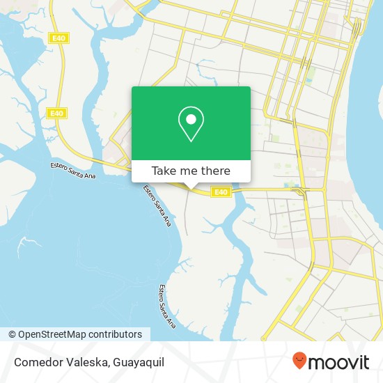 Mapa de Comedor Valeska, 9 Peatonal 27B Guayaquil, Guayaquil