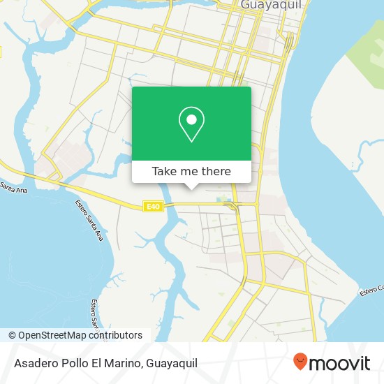 Asadero Pollo El Marino, Guayaquil, Guayaquil map