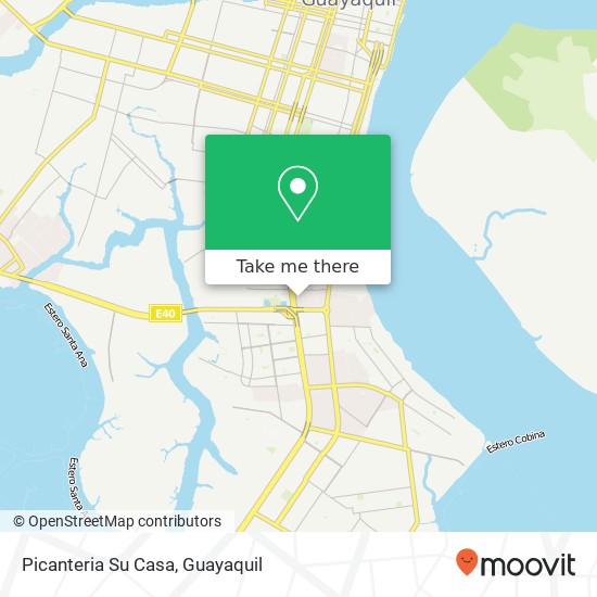 Mapa de Picanteria Su Casa, Guayaquil, Guayaquil