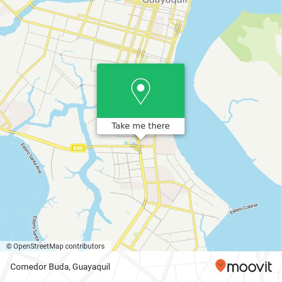 Mapa de Comedor Buda, Guayaquil, Guayaquil