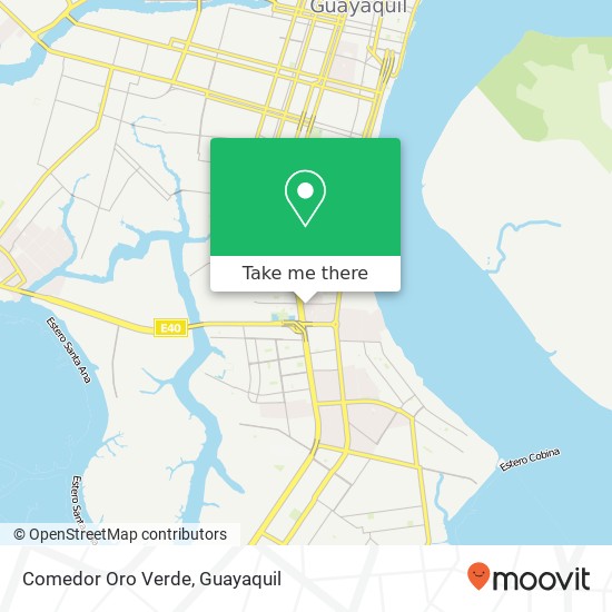 Mapa de Comedor Oro Verde, Guayaquil, Guayaquil