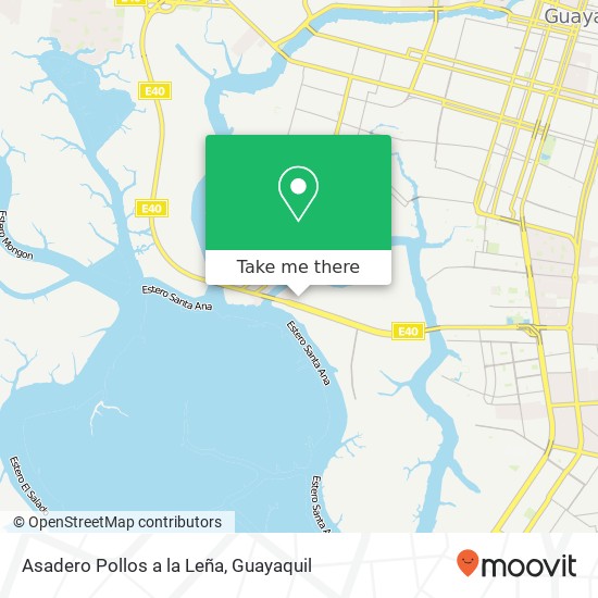 Mapa de Asadero Pollos a la Leña, 1 Pasaje 34 Guayaquil, Guayaquil