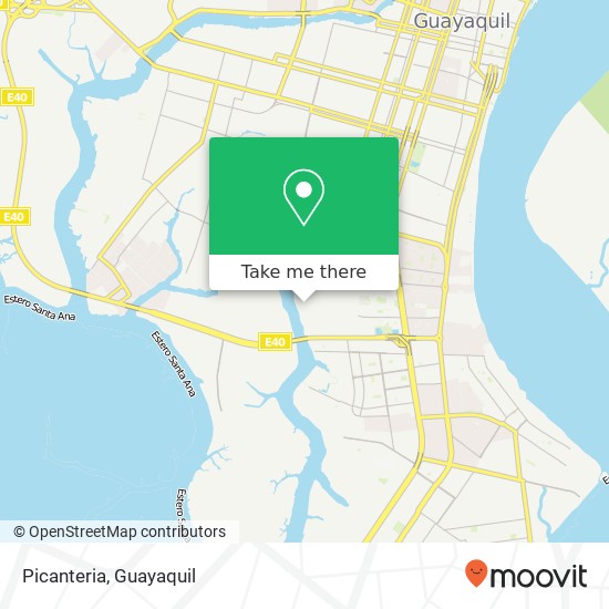 Picanteria, Taisha Guayaquil, Guayaquil map