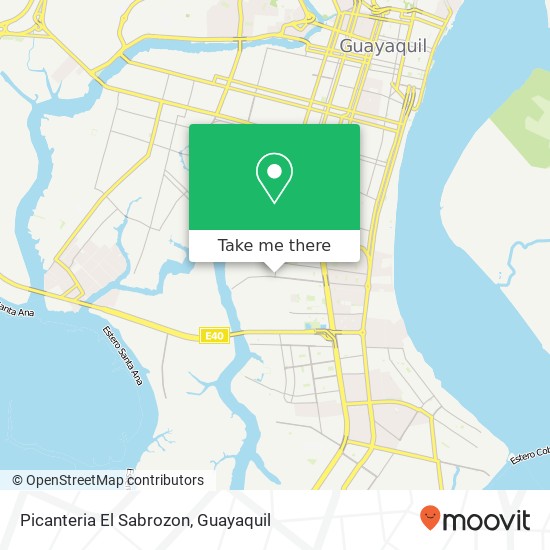 Picanteria El Sabrozon, 6 Paseo 45 SO Guayaquil, Guayaquil map