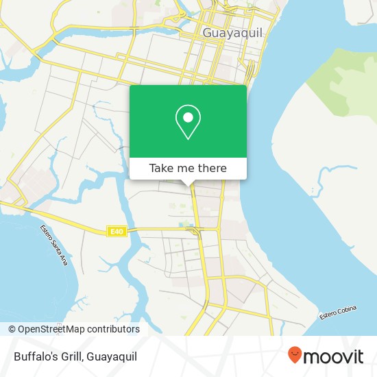 Mapa de Buffalo's Grill, Carlos Humberto Garces Vela Guayaquil