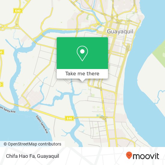 Chifa Hao Fa, Amazonas Guayaquil, Guayaquil map