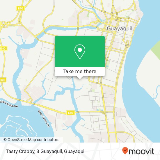 Tasty Crabby, 8 Guayaquil map