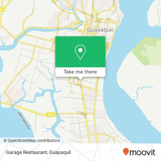 Mapa de Garage Restaurant, Callejón Parra Guayaquil, Guayaquil